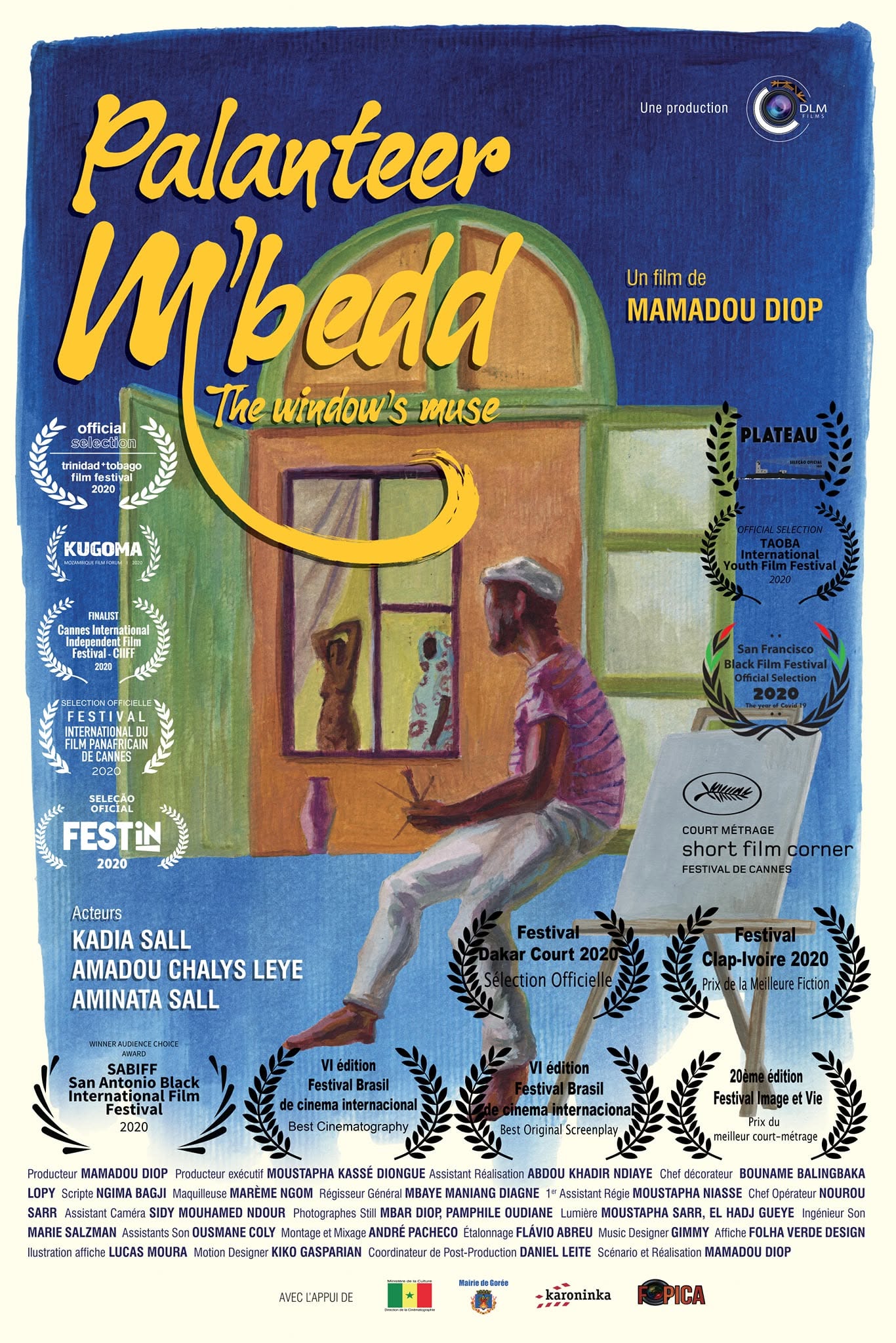 Affiche du court métrage PALANTEER M'BED — The Window's Muse